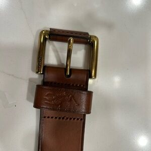 Polo by Ralph Lauren Brown Belt with Gold Buckle
